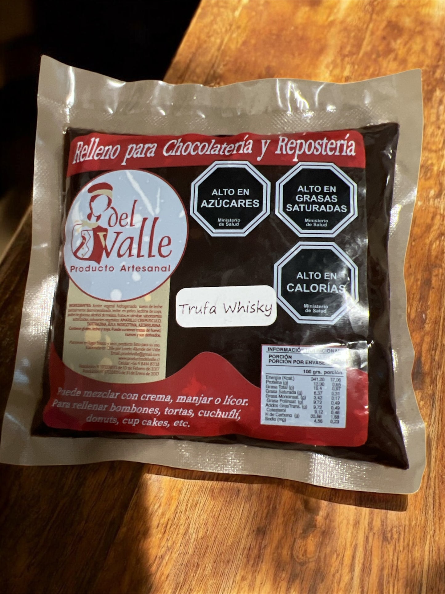 Relleno para chocolatería y repostería 250g