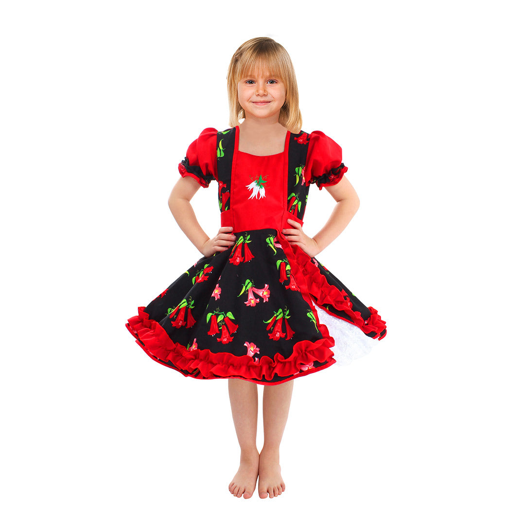 Vestido huasita para niñas