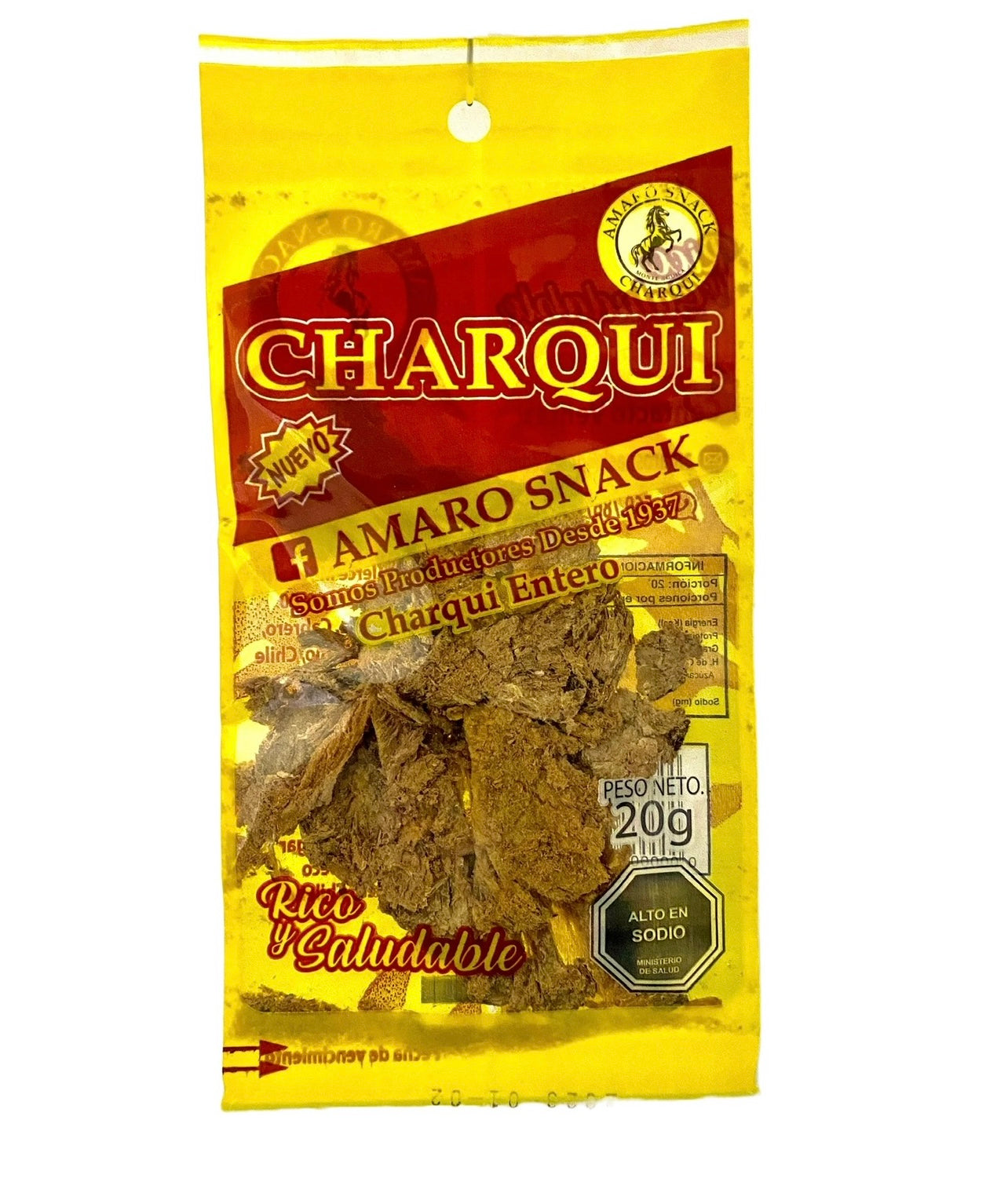 Charqui, amaro snack