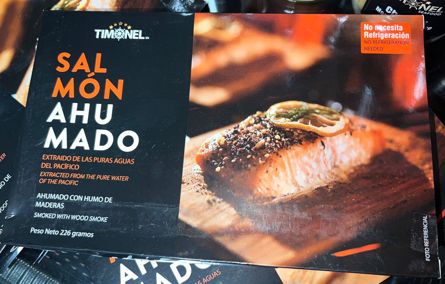 Salmón ahumado 226g Timonel