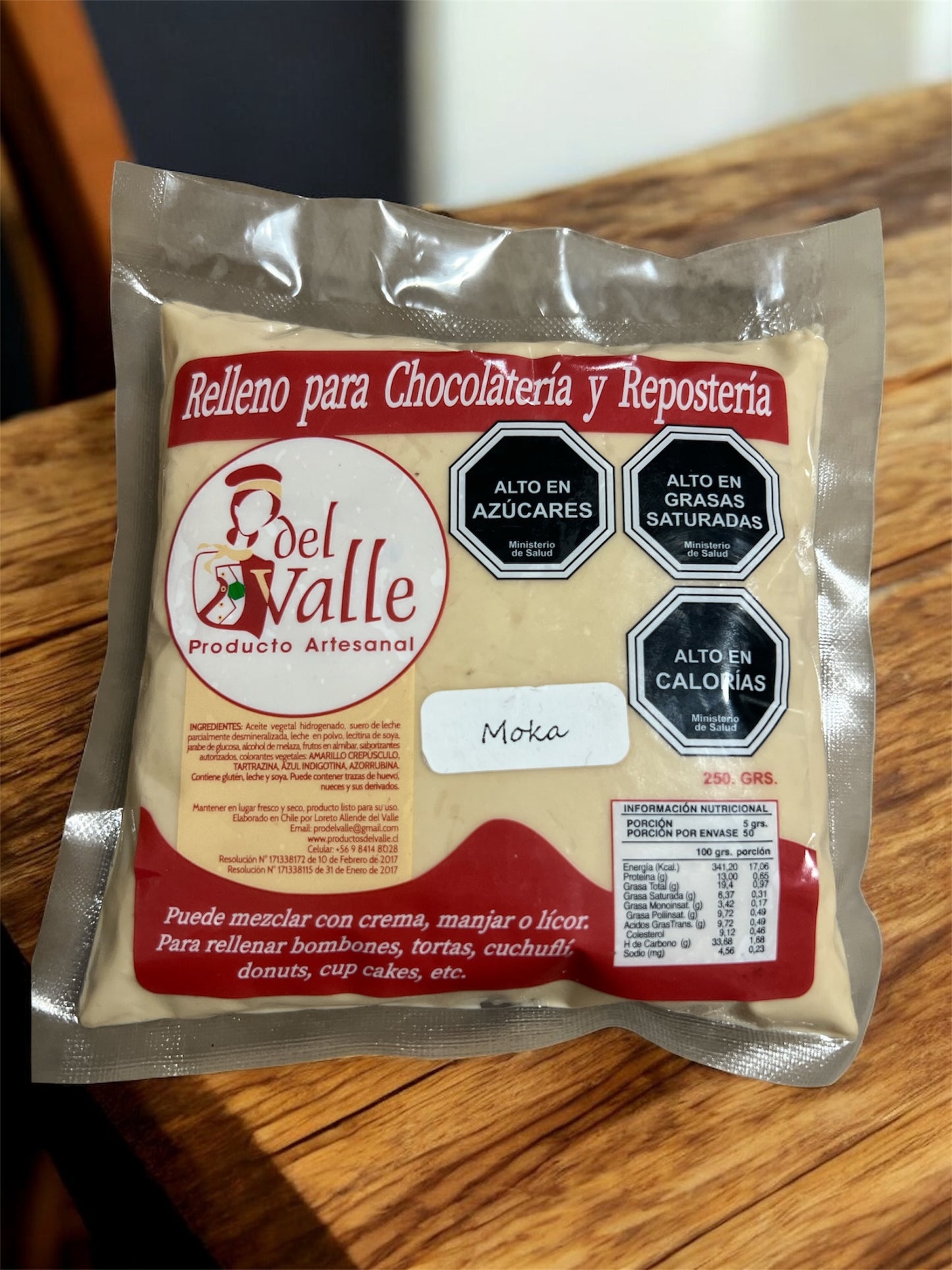 Relleno para chocolatería y repostería 250g