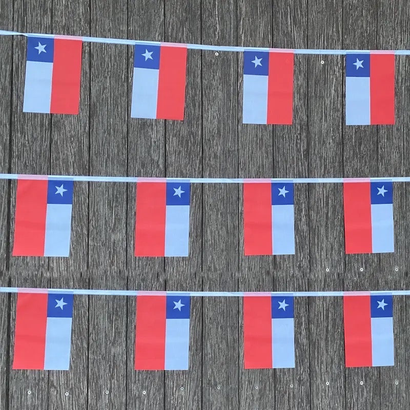 Banderines con cinta para colgar 20 unidades 14x21cm