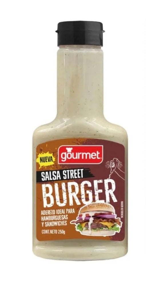 Salsa burger gourmet