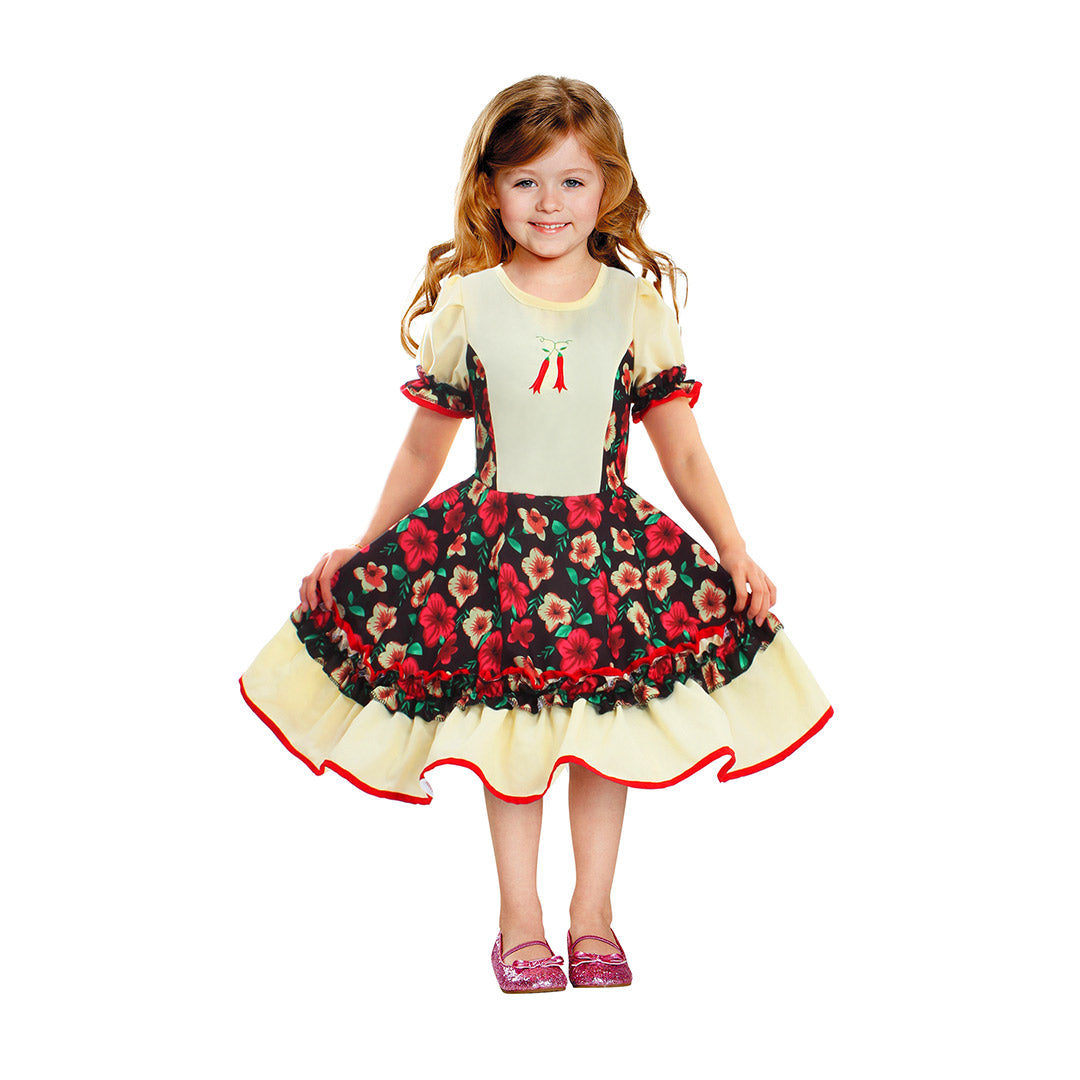 Vestido huasita para niñas