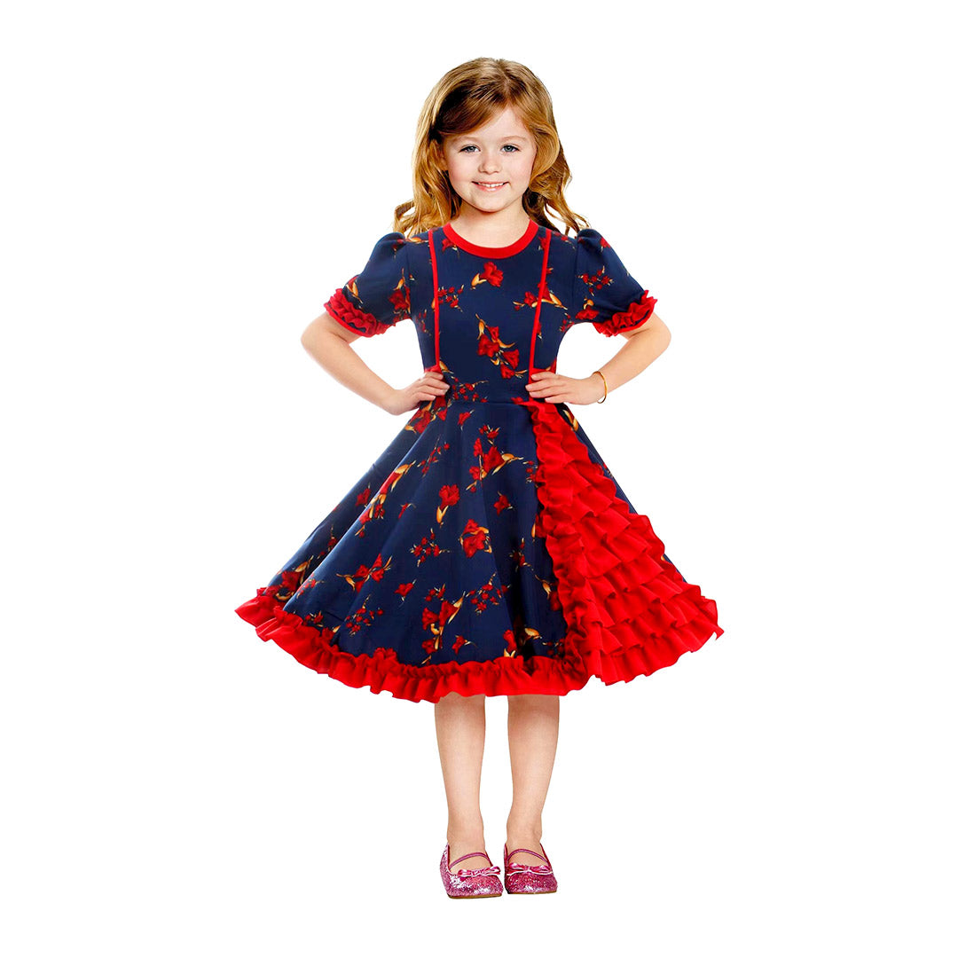 Vestido huasita para niñas
