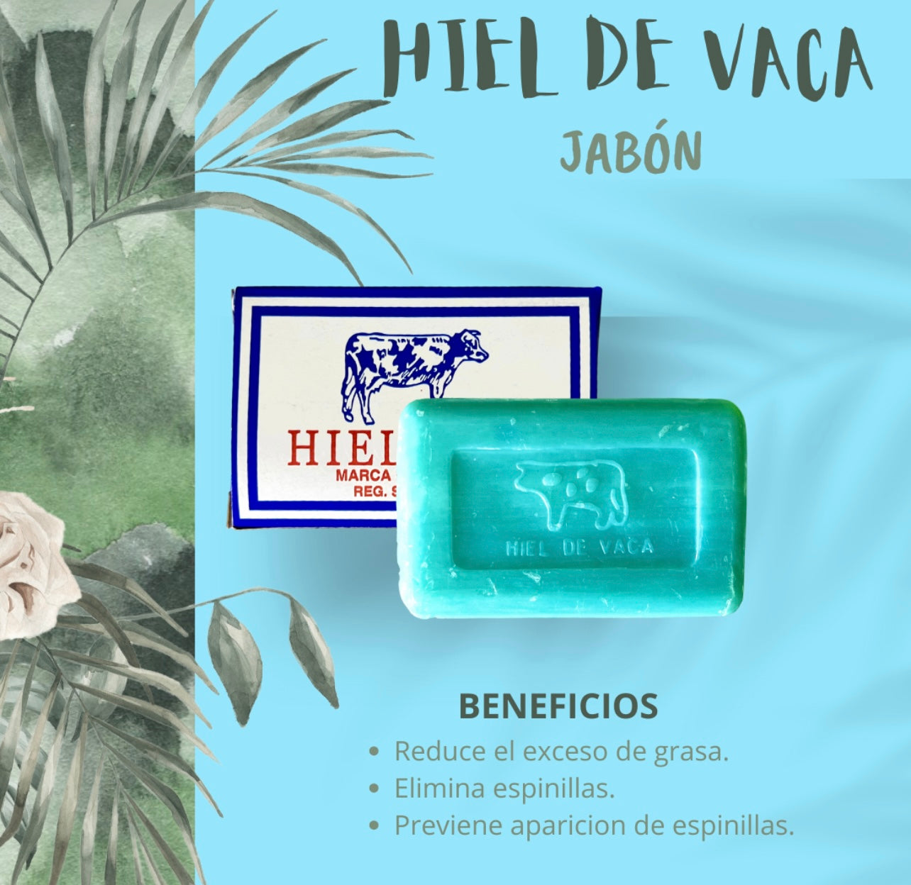 Jabón de hiel de vaca