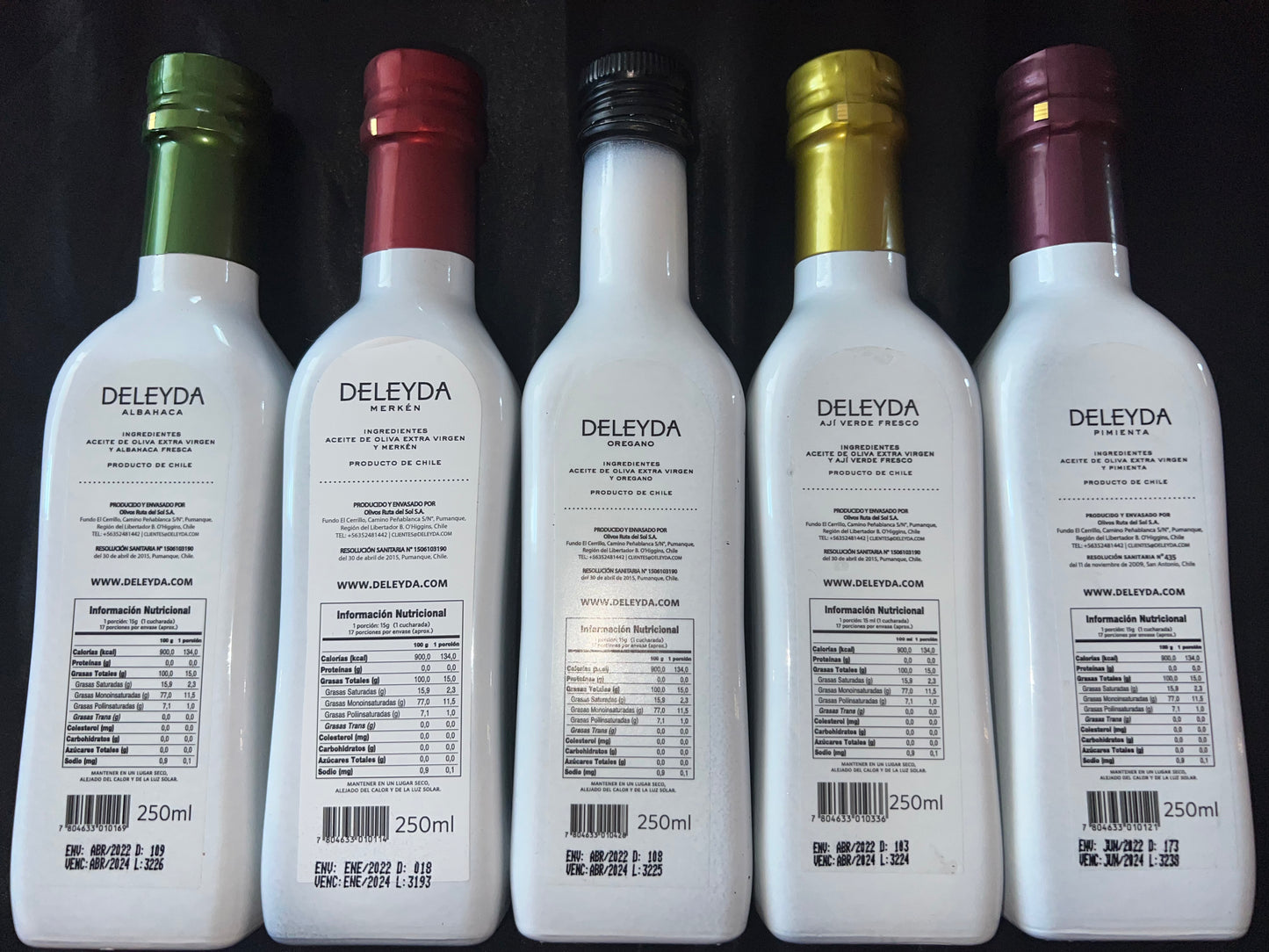 Aceite de oliva Deleyda sabores 250ml