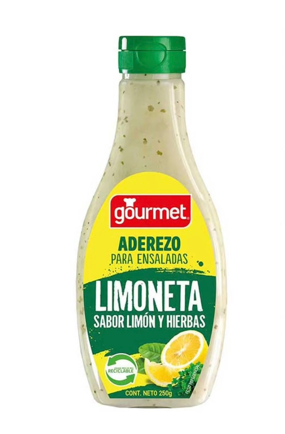 Aderezo limoneta sabor limón y hierbas