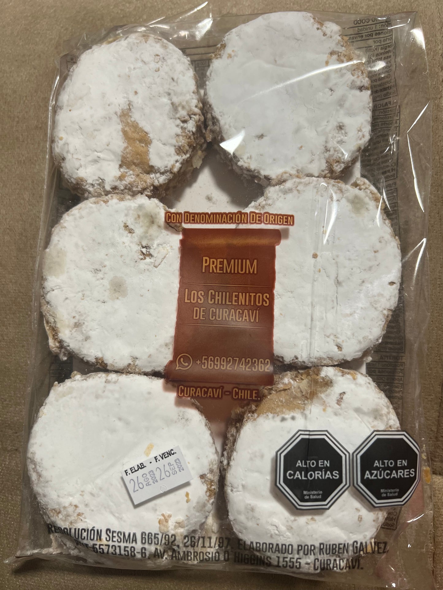 Pasteles de curacavi