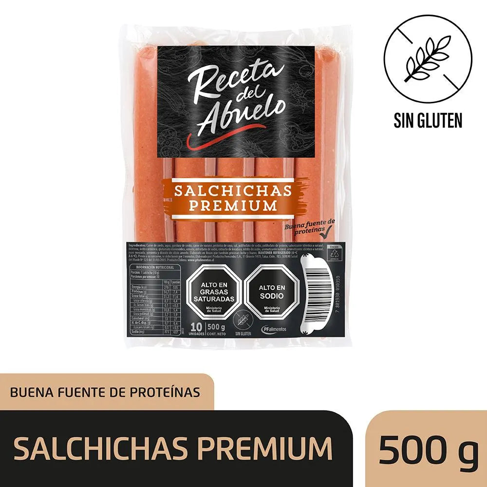 Salchichas premium receta del abuelo