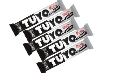 Tuyo, oblea con crema de maní