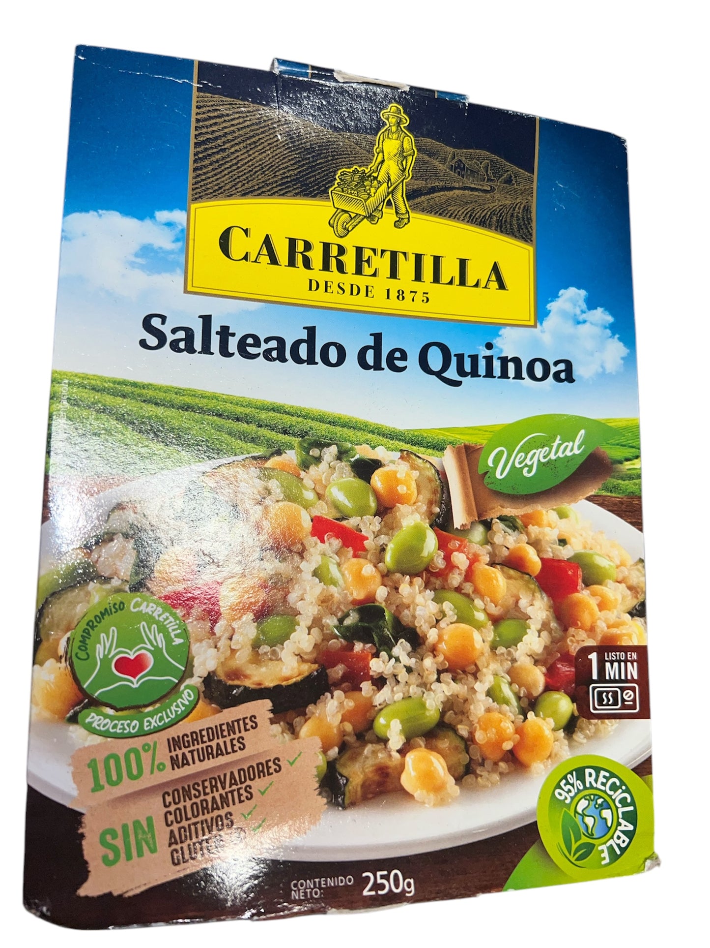 Salteado de quinoa con verduras 250gr