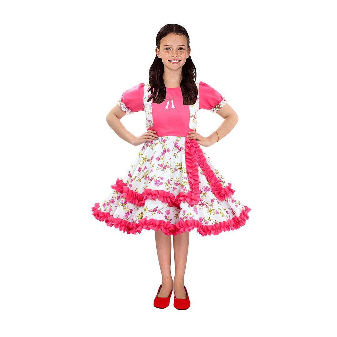 Vestido huasita para niñas