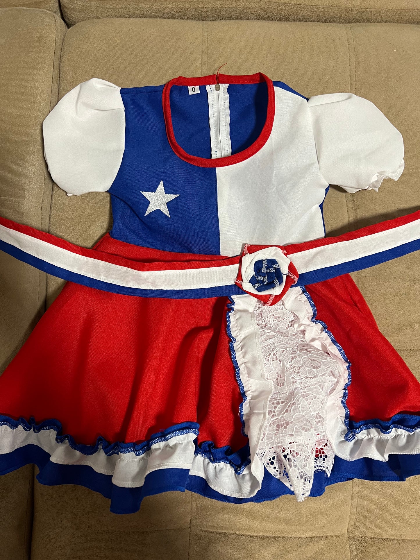 Vestido huasita para niñas