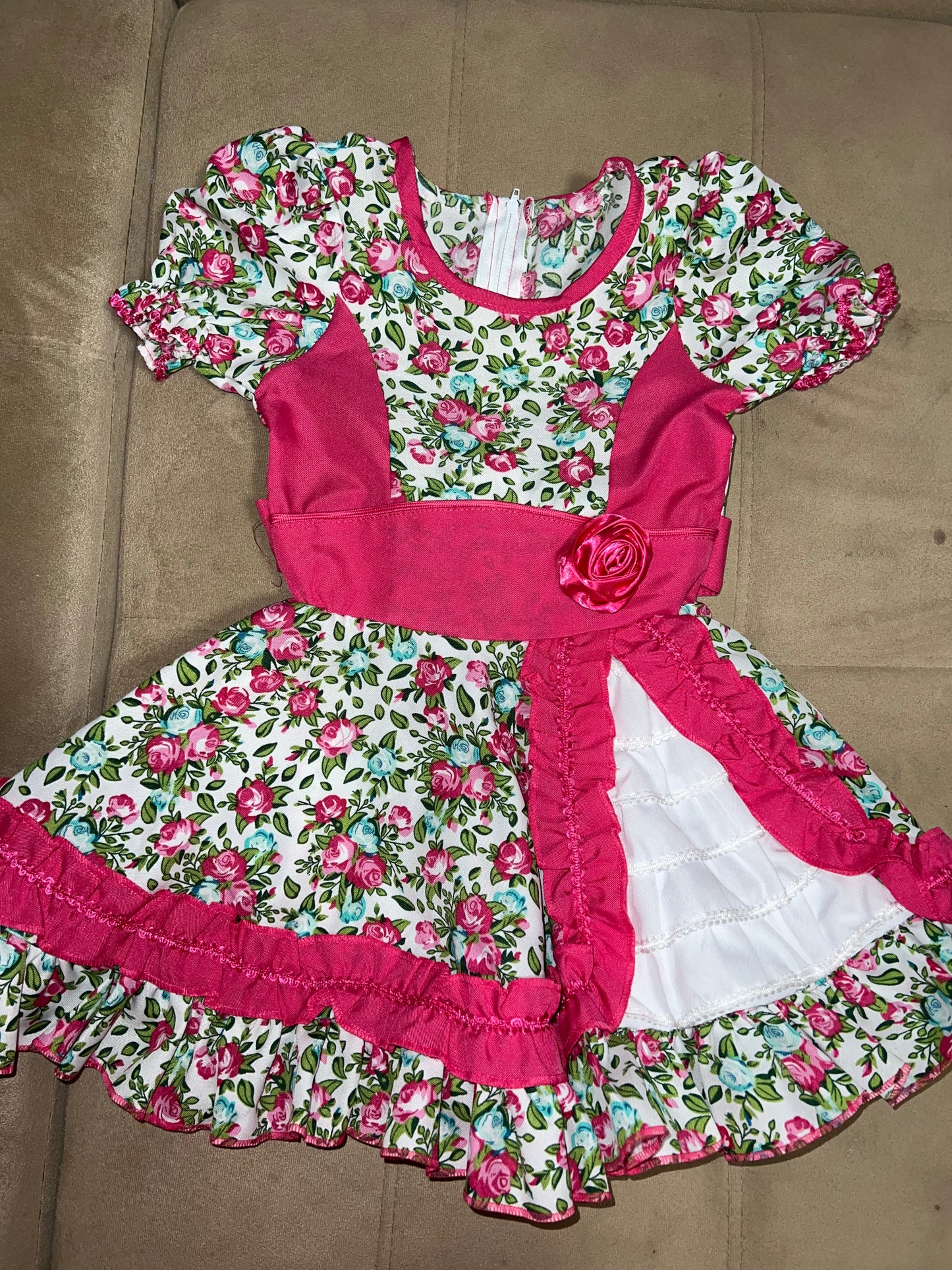 Vestido huasita para niñas