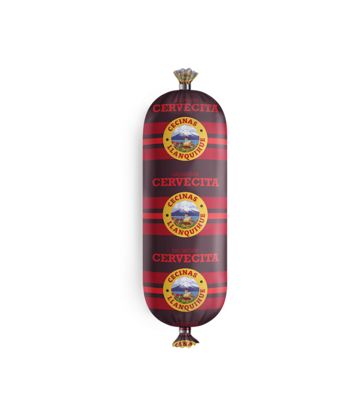 Salchichón cervecita 400gr Llanquihue