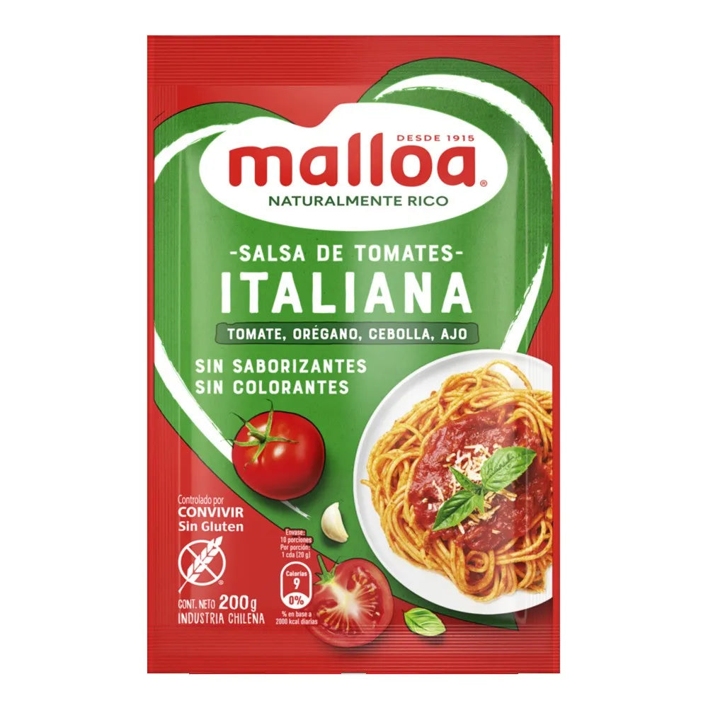 Salsa de tomate Malloa 200gr