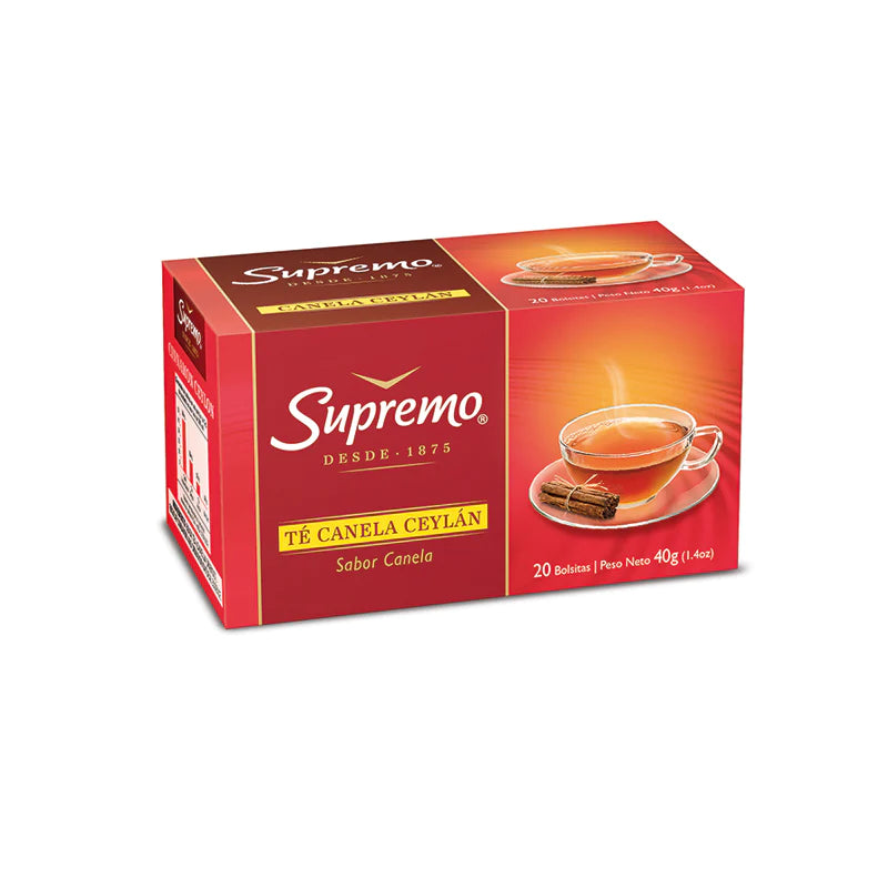 Te supremo sabor canela 20 bolsita