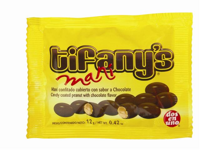 Tifany, maní cubierto en chocolate OFERTA!