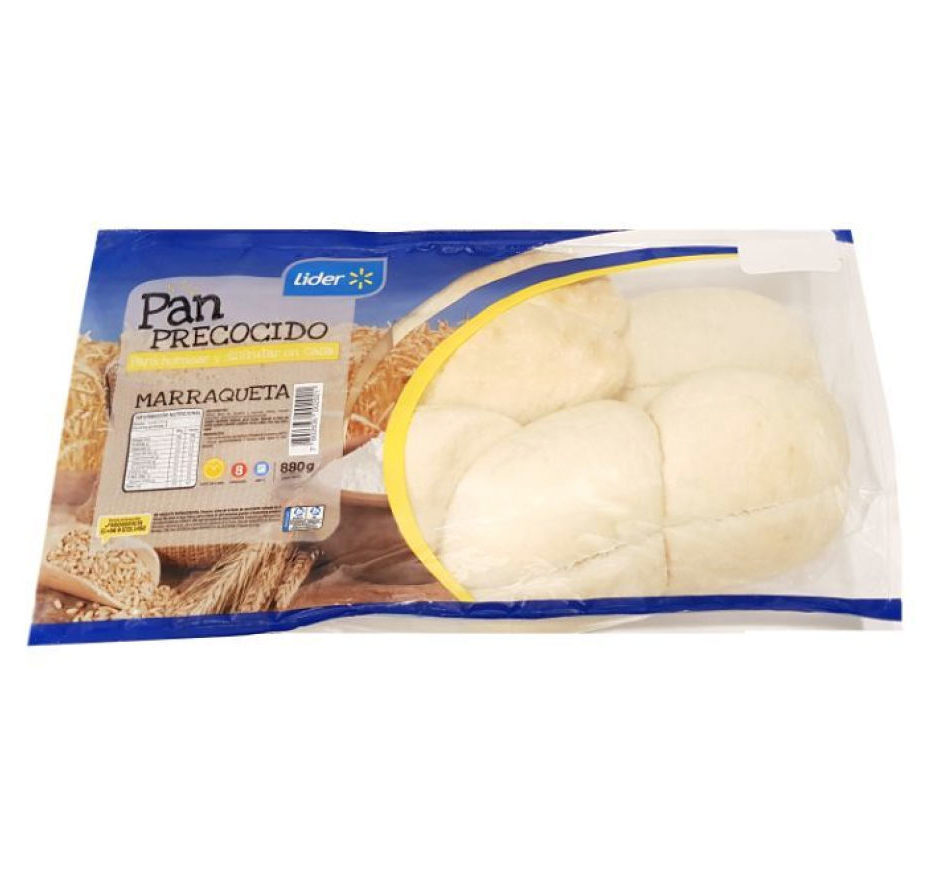 Pan precocido chileno – Marraqueta Líder