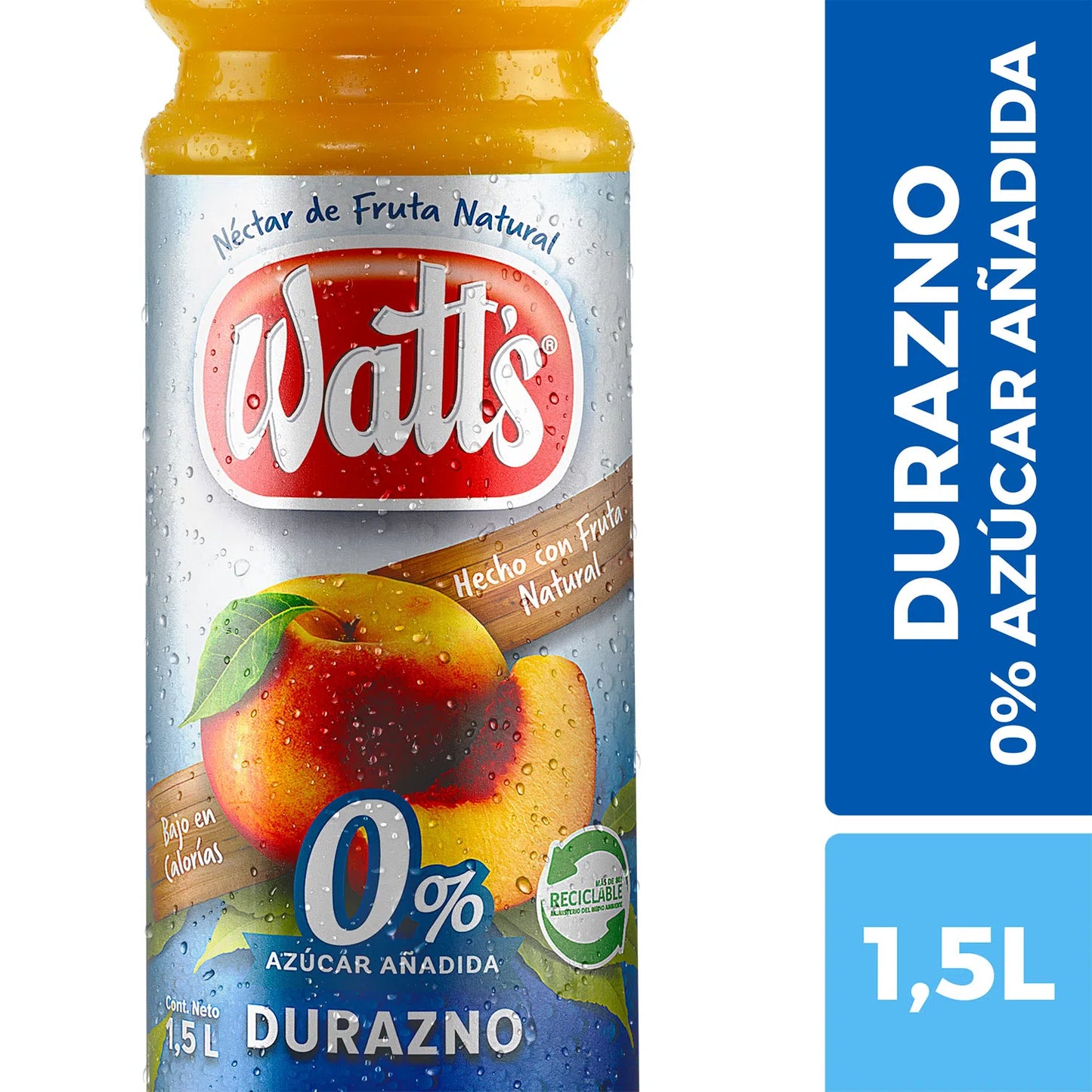 Jugos Watts 1.5L jugo chileno refrescante.