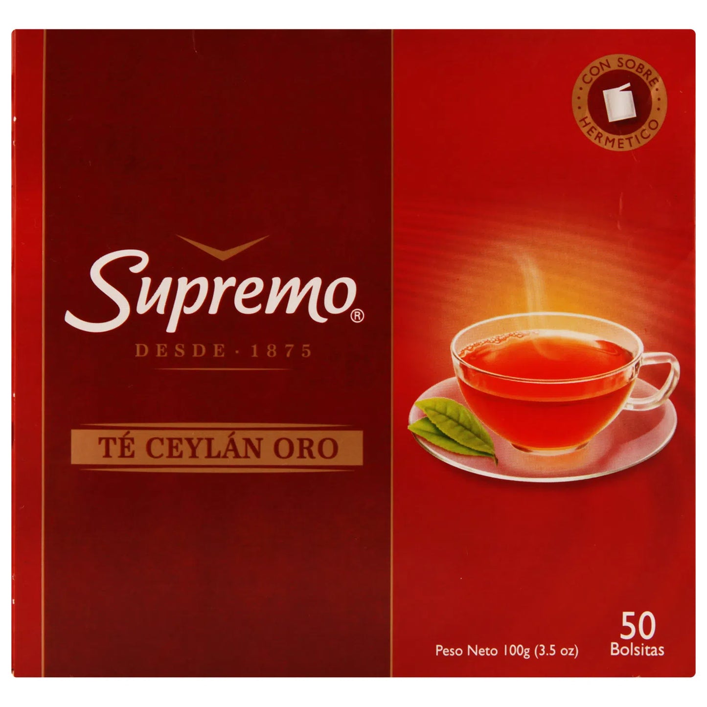 Te Ceylán oro supremo