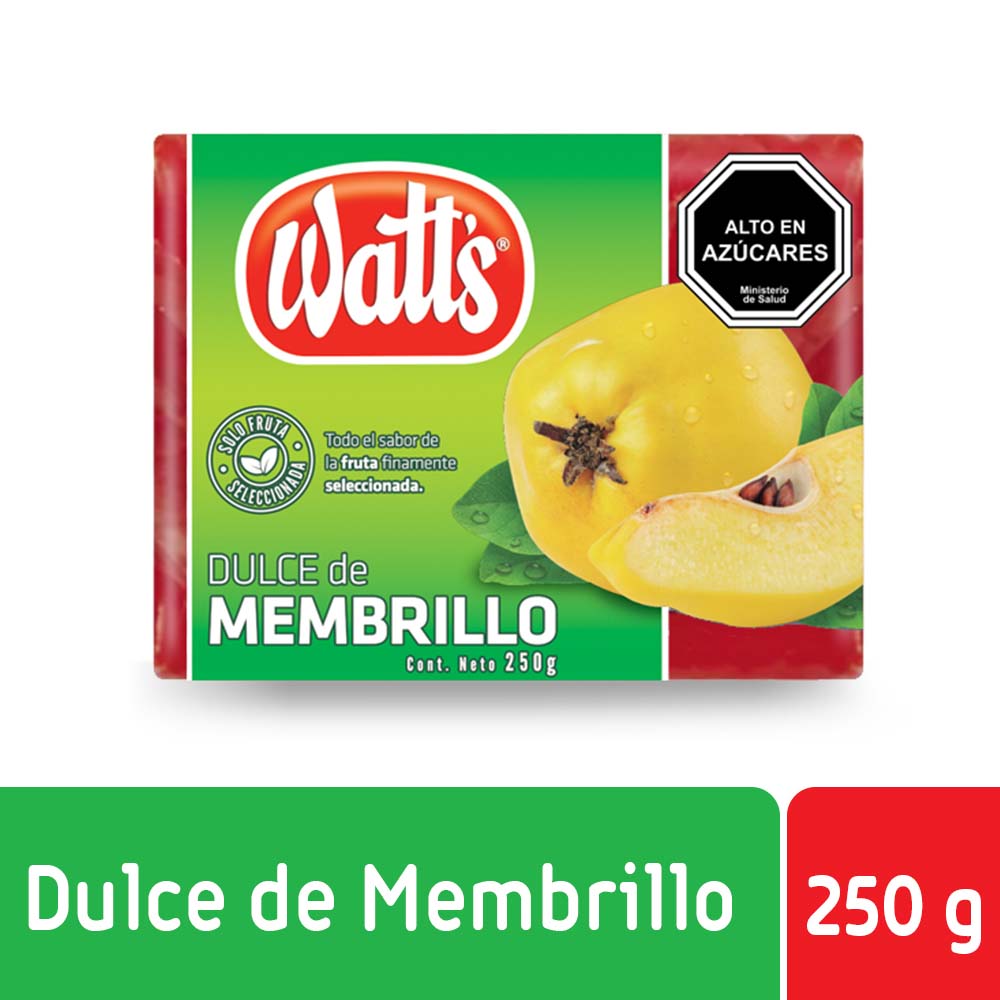 Dulce de membrillo watts 250g