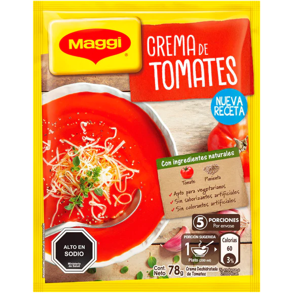 Sopas y cremas maggi
