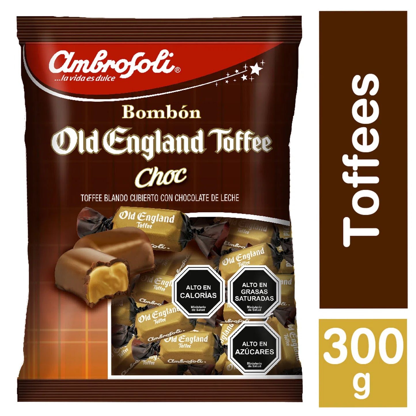 Toffee bañados en chocolate