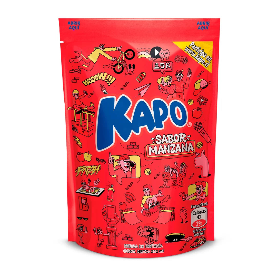 Jugos Kapo chilenos – sabor manzana