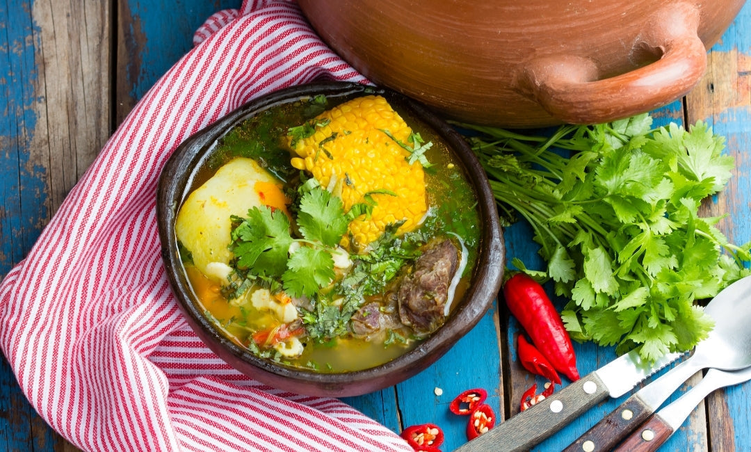 Cazuela chilena de res