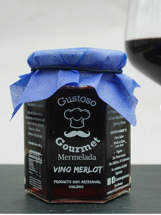 Mermelada Gourmet vino merlot 200gr