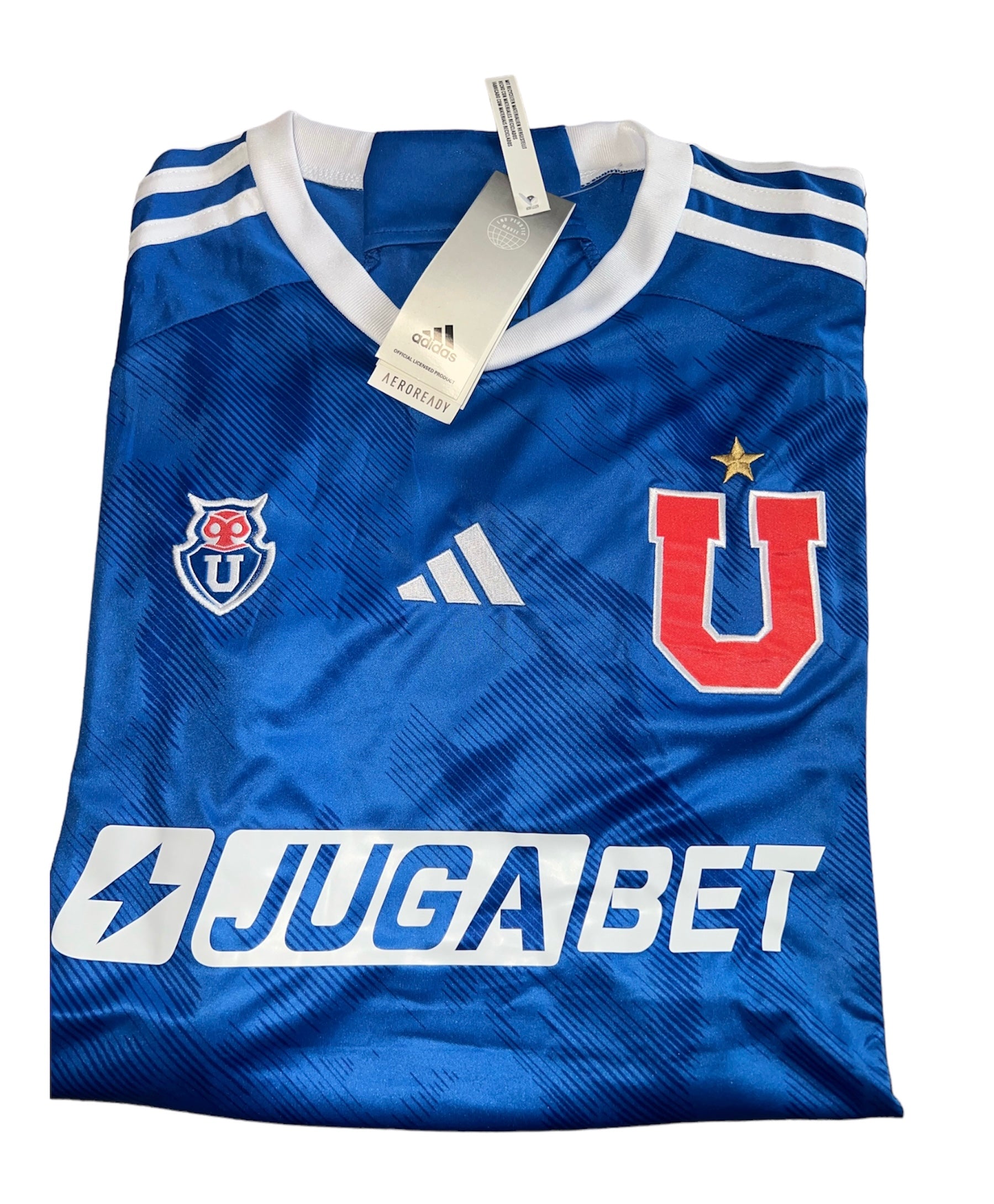 Camiseta u de chile 70 años sale