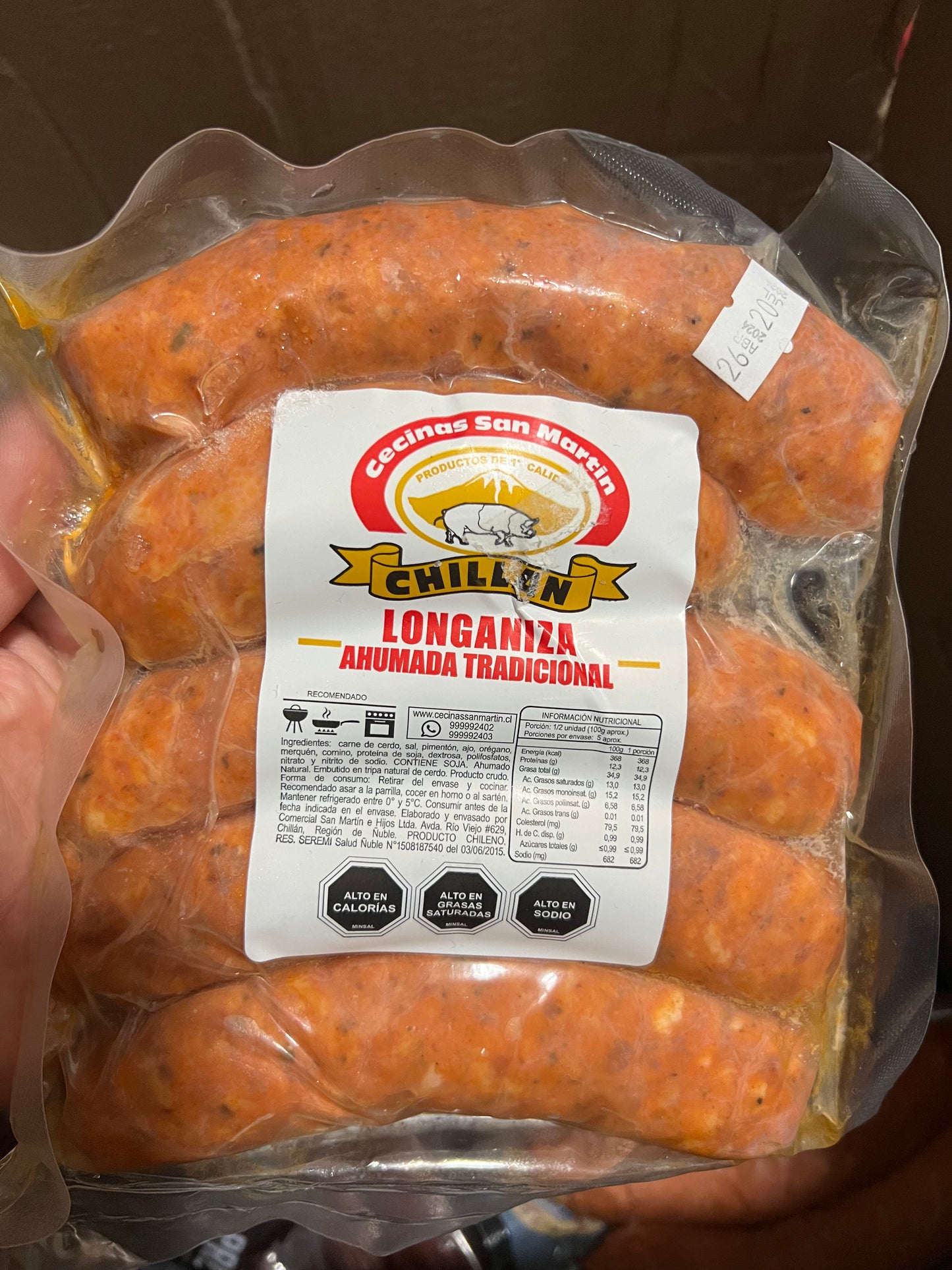 Longaniza de Chillan 500gr