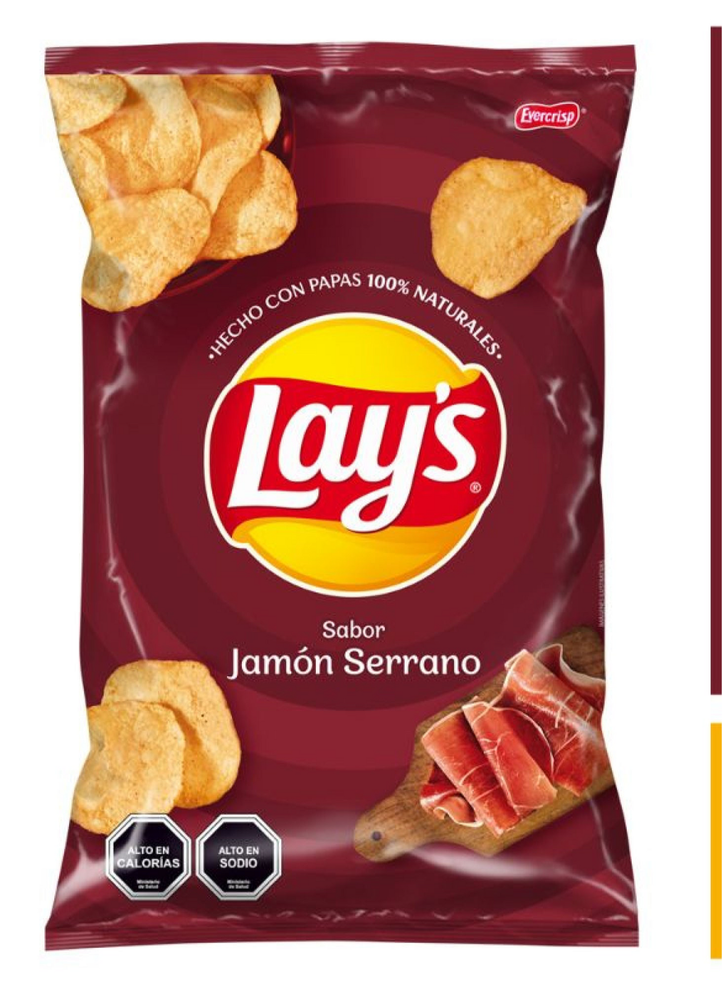 Papas fritas lays jamón serrano 180g