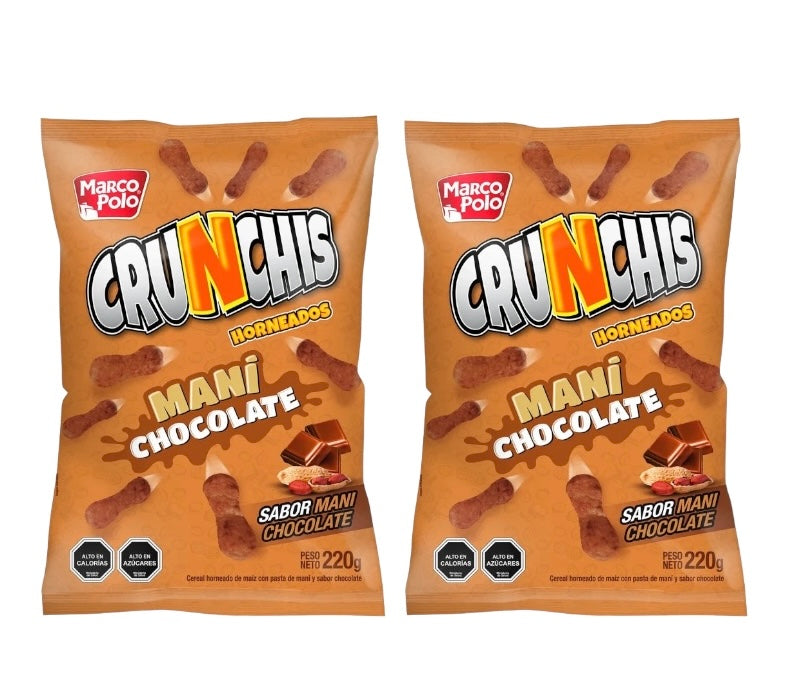 Crunchis maní chocolate 220gr