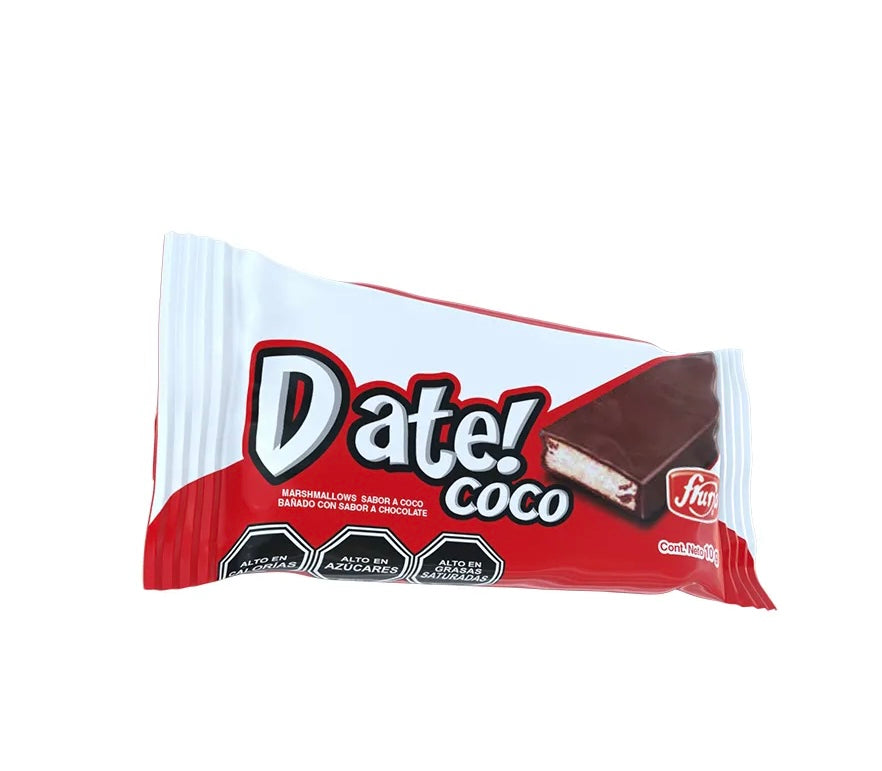 Date coco fruna / marshmallows sabor a coco 10gr