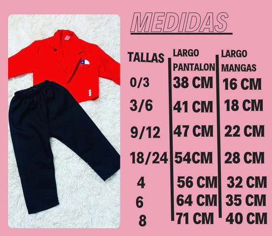 Trajes de huaso (niños) 5 piezas