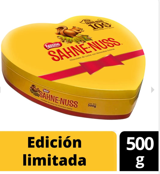 Sahne nuss lata de corazón 500gr