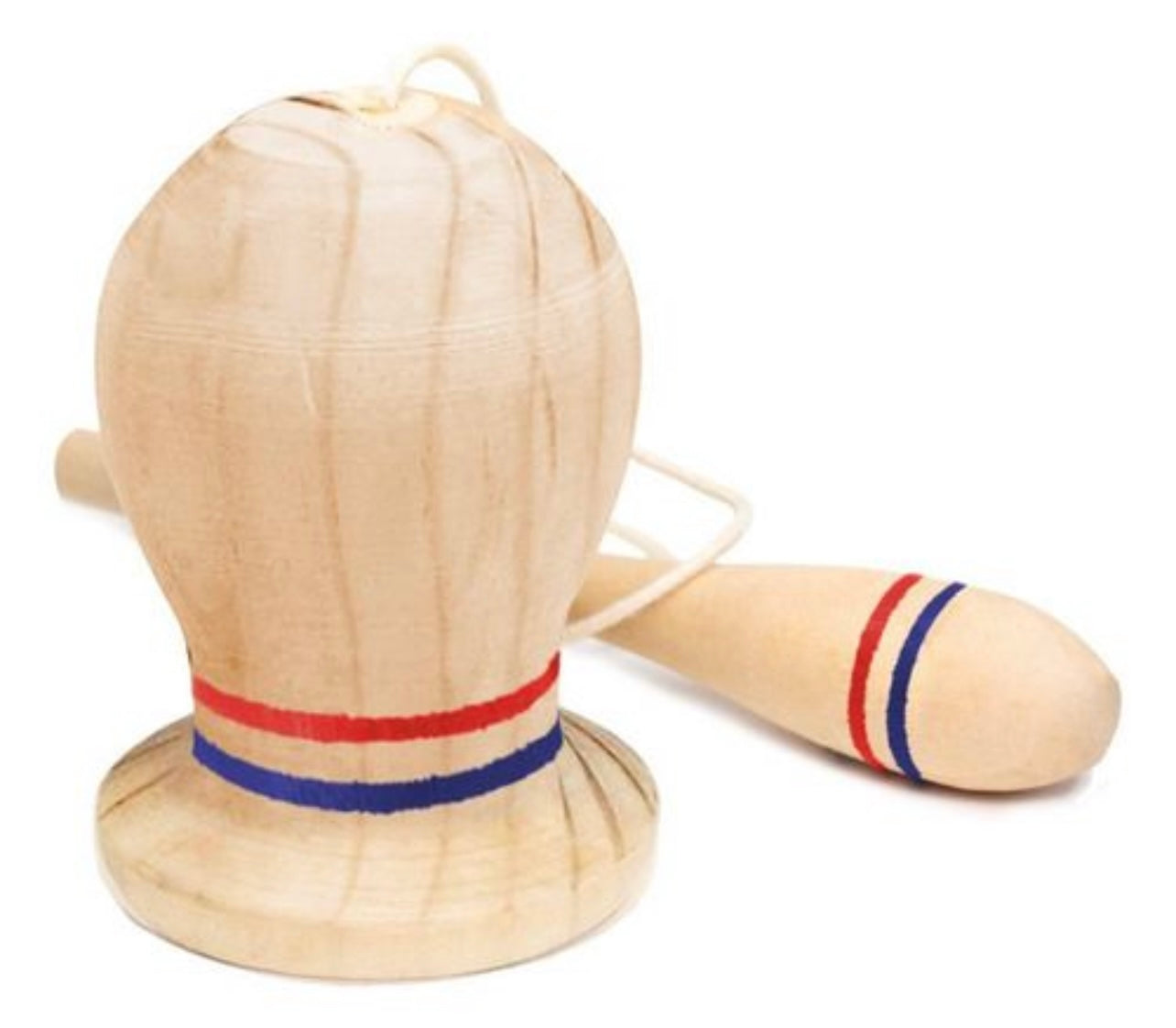 Emboque Chileno de Madera – Juguete Tradicional Artesanal con Colores Patrios – Hecho a Mano