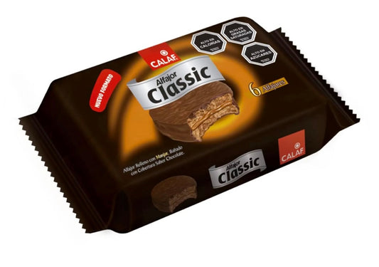 Alfajores clásicos calaf 6 unidades