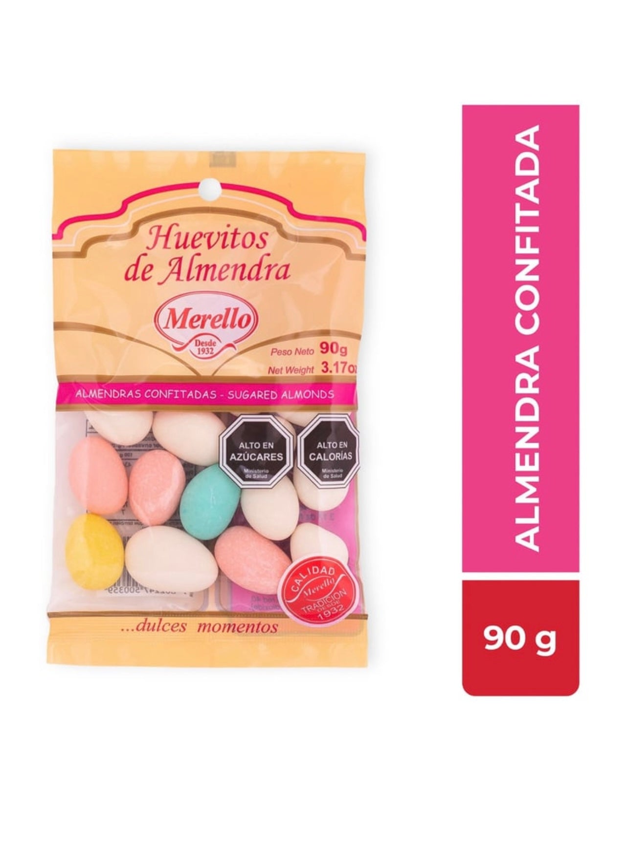 Huevitos de almendras confitadas merello 250g