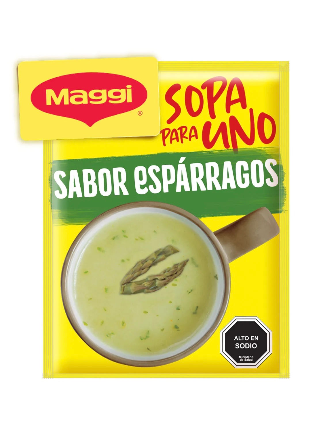 Sopa de espárrago para uno Maggi