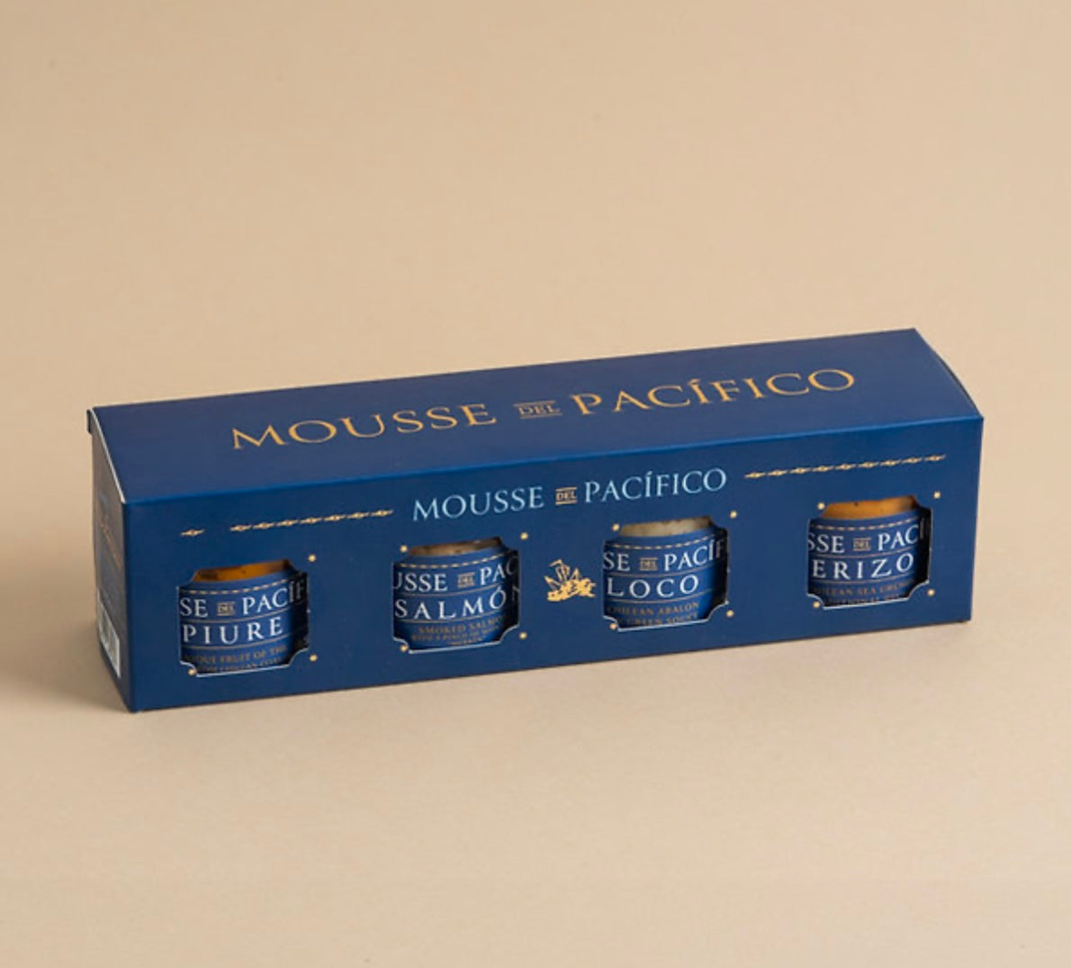 Pack de 4 mousse 45gr cada uno, productos del mar