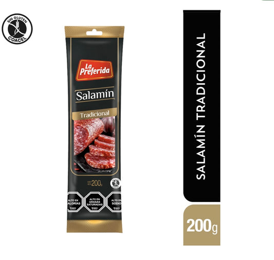 Salamin tradicional la preferida 200gr