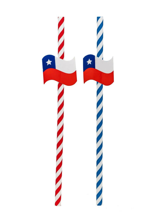 Bombillas de Papel Fiestas Patrias – Pack de 6 unidades