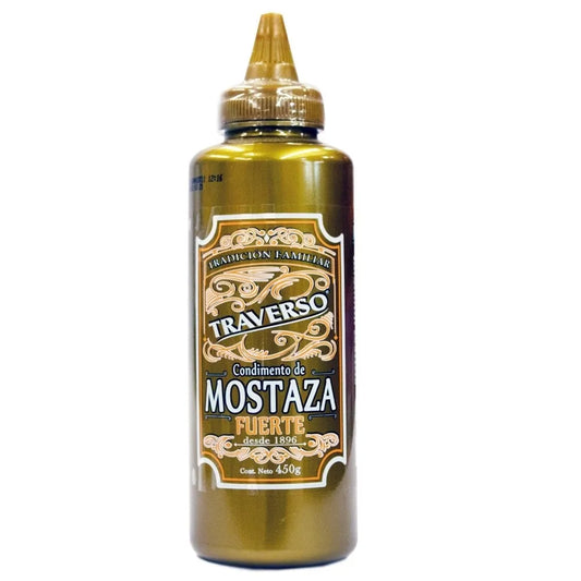Mostaza tradicional traverso 450gr