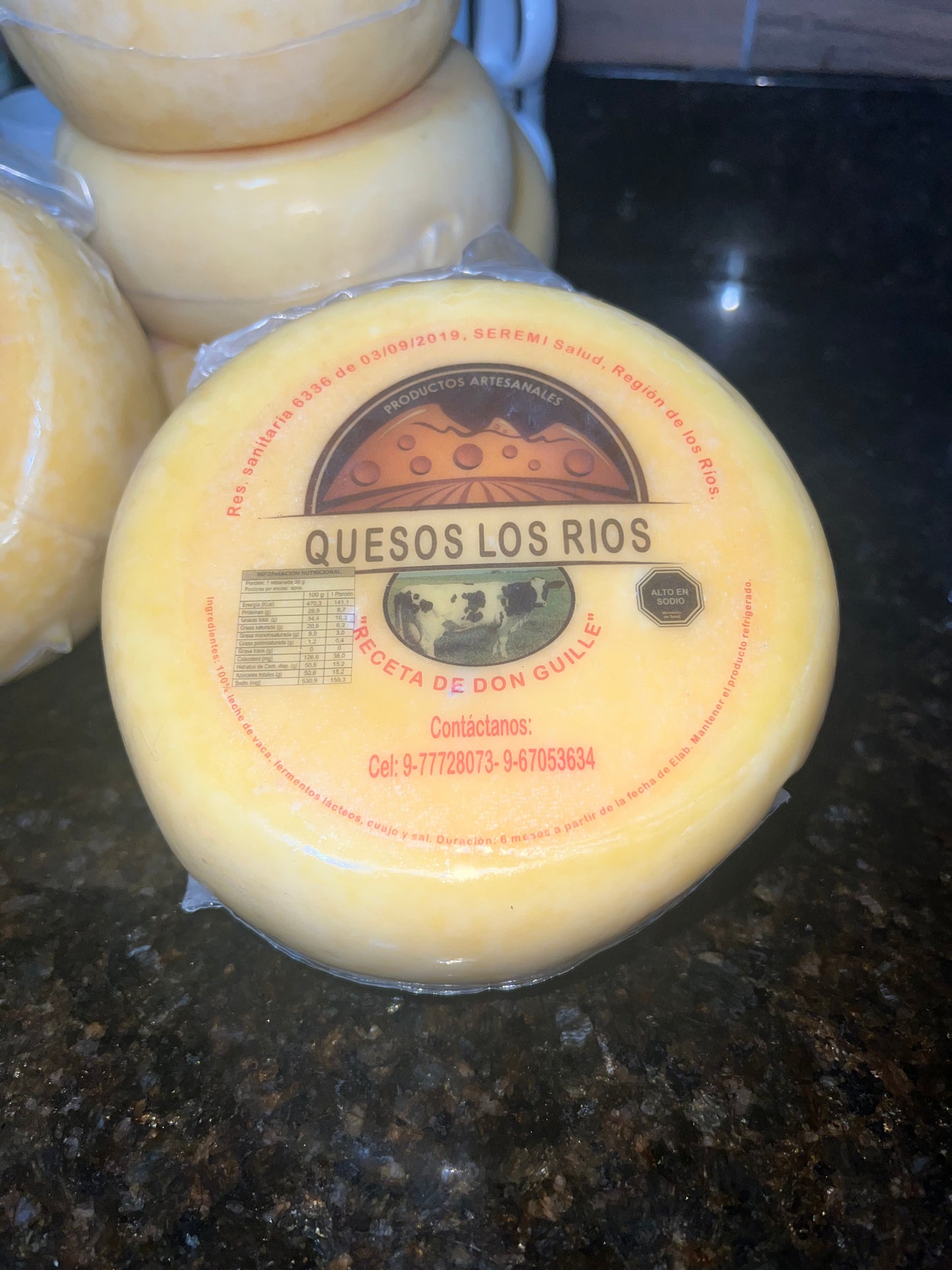 Queso Chanco los Ríos 1kg aprox