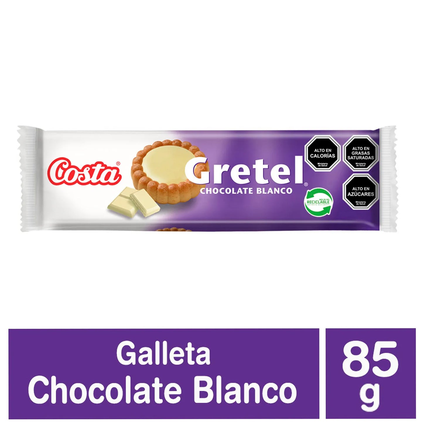 Galleta Gretel chocolate blanco