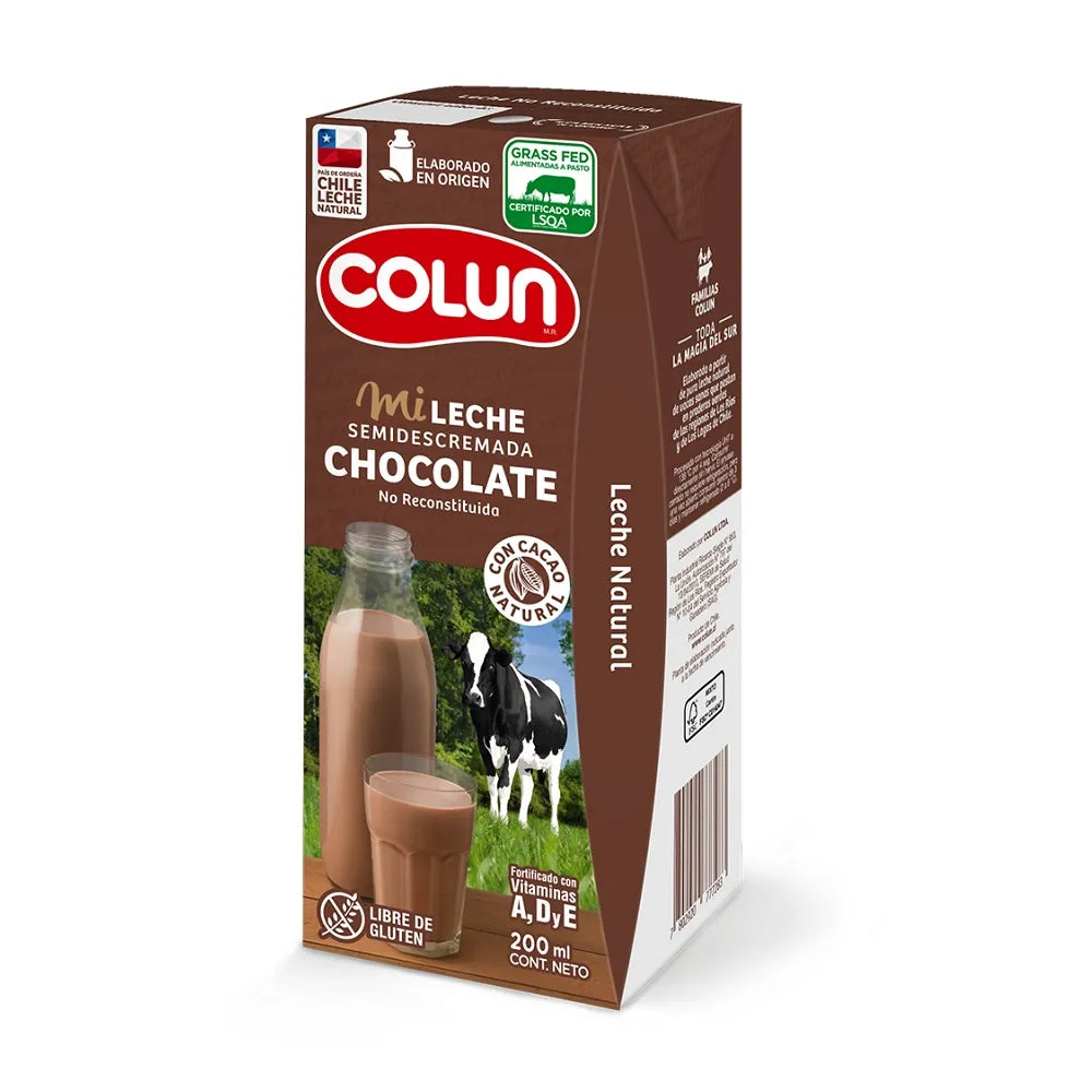 Leche colun 200ml original semidescremanda